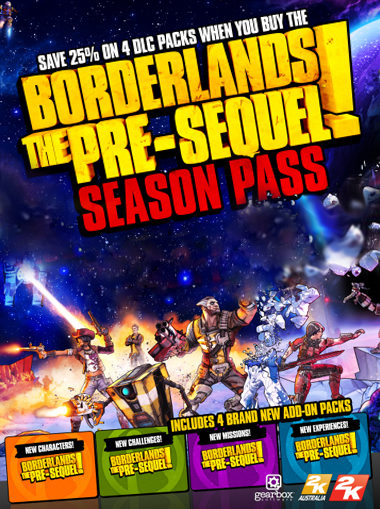 Borderlands: The Pre-Sequel - Season Pass cd key