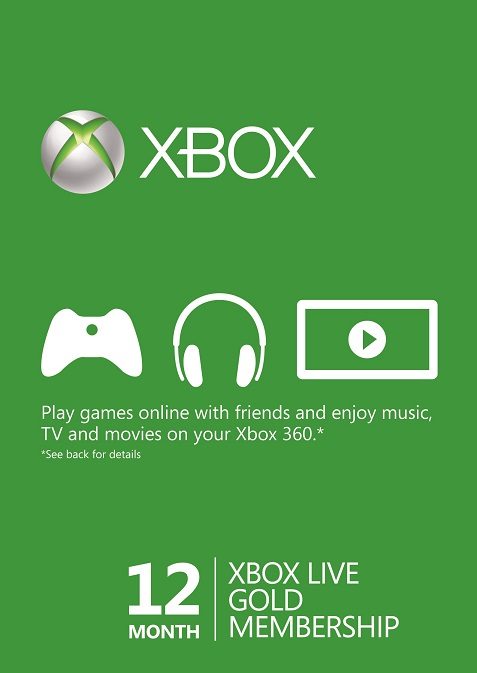 Microsoft Xbox Live 12 + 1 Month Gold Membership Pack cd key